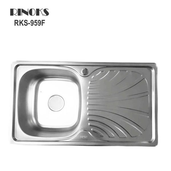 Bak Cuci piring 1 lubang RINOKS RKS-959F stainles Kitchen Sink 78cm
