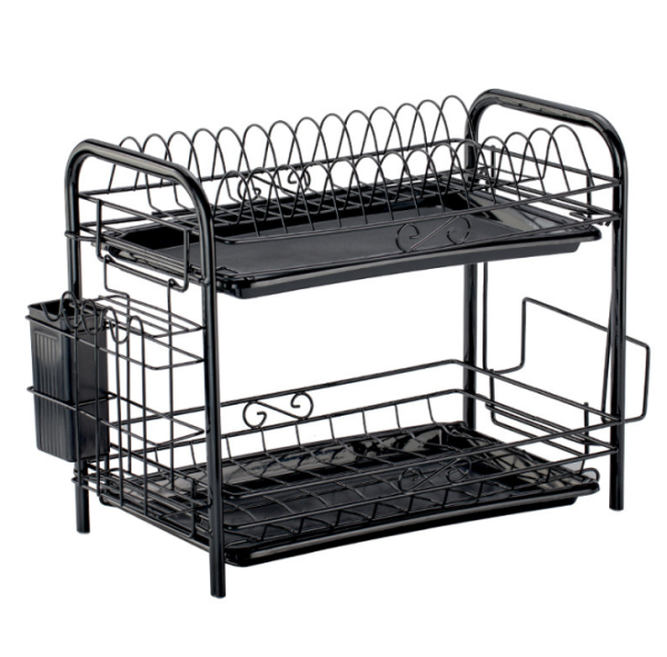 D67-rinoks-rak-piring-3 Kapasitas besar, cukup utk memuat piring, mangkuk, cangkir dan berbagai perlengkapan makan & memasak anda sehari hari