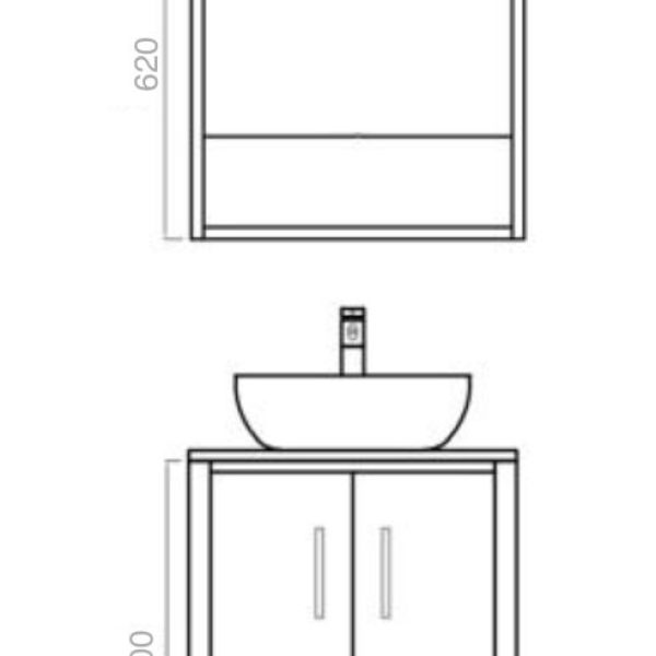 Kabinet wastafel kamar mandi lengkap CLASSICA ITALIANO mewah modern