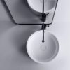 Wastafel bulat modern minimalis keramik Classica Italiano model TC-Dino