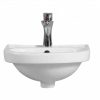 Wastafel gantung pedestal keramik Classica Italiano TC-01 front view