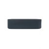 Art basin hitam modern wastafel keramik kotak Classica Italiano TC-037BK
