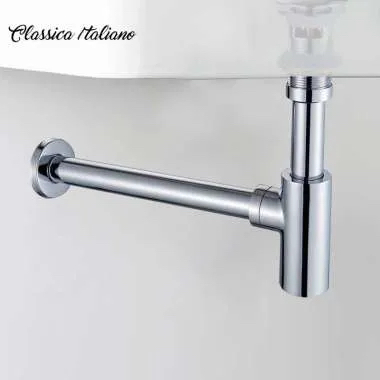 ITL-054-siphon-bottle-trap-stainles-Classica-Italiano Pipa siphon bottle trap stainles Classica Italiano