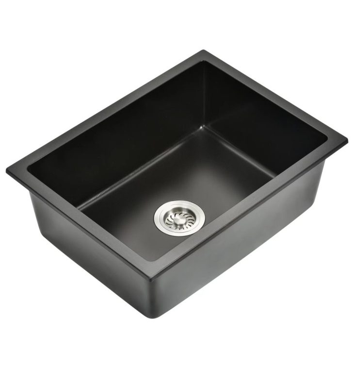 Wastafel dapur RINOKS granite kitchen sink single bowl GSB-6842